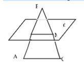 Дано трикутник АВС. Площина α перетинає його сторони АВ і ВС відповідно в їх серединах К і М. Довест