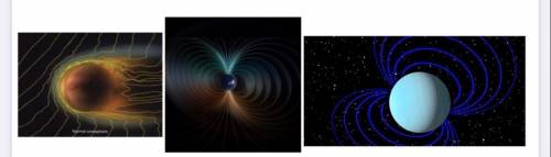 На рисунках изображены линии магнитного поля разных планет. На какой из них пользоваться компасом дл