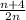 \frac{n+4}{2n}