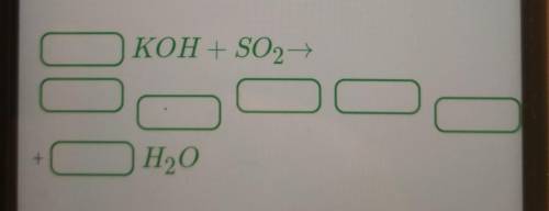 Закончи уравнение реакции, характеризующее Химические свойства оснований, расставькоэффициенты ​