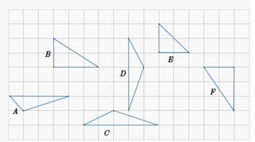 Какие треугольники равны? Верных ответов: 2F и DC и DB и FA и CF и EA и D​