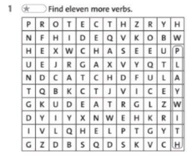 Find eleven more verbs с Английским языком