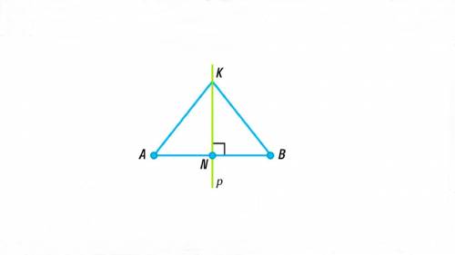 В треугольнике АКВ серединный перпендикуляр к стороне АВ образует угол со стороной КА в 30градусов,