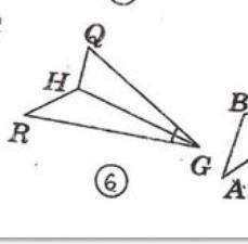 Какие равные элементы необходимо добавить, чтобы треугольники на рисунке 6 были равны по I признаку