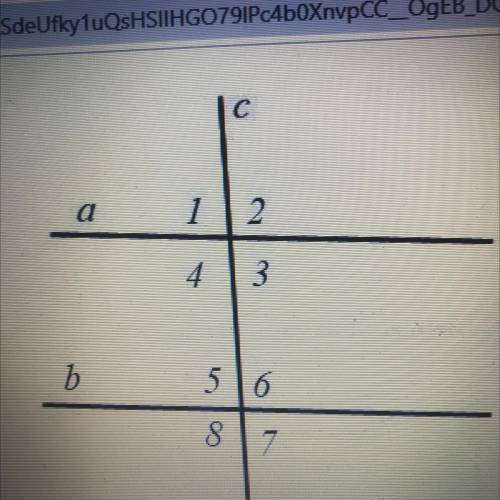 Пряма а || b. Знайдіть кут 5, якщо кут 5 в 3 рази менше за кут 4.