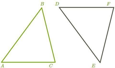 Дополни данные условия необходимым равенством для выполнения данного признака равенства треугольнико