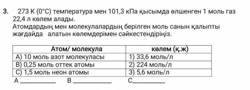 1 моль газа, измеренный при температуре 273 К (0 ° C) и давлении 101,3 кПа, имеет объем 22,4 литра.