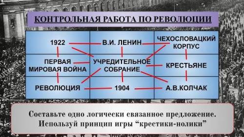 Необходимо составить логически связанное одно предложение