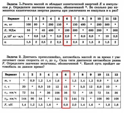 решить задачи по физике, Дано выделено красным