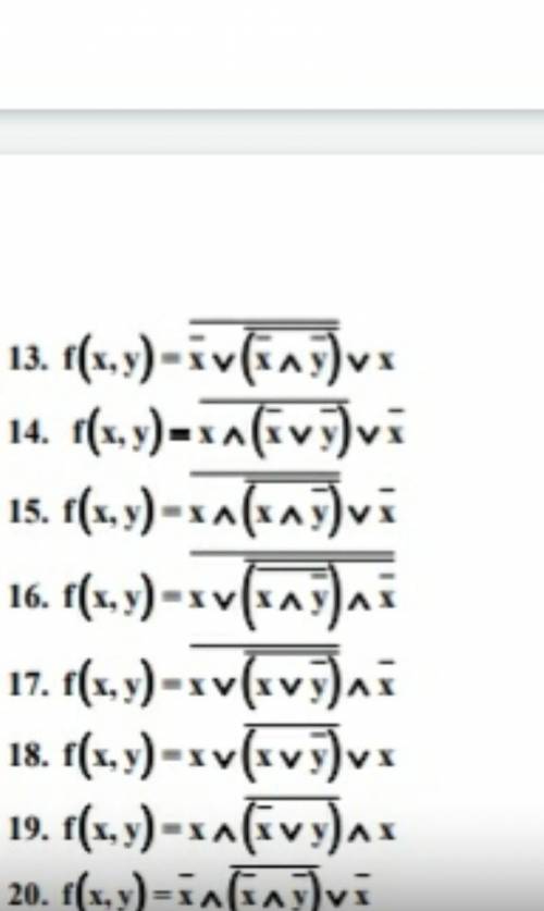 Дана логическая функция f(x,y), номер функции соответствует порядковому номеру в журнале студента(мо