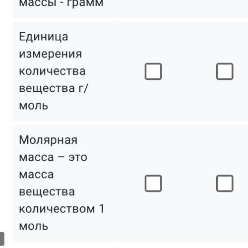 химия истина ложь Масса вещества определяется как произведение молярной массы на количество вещества