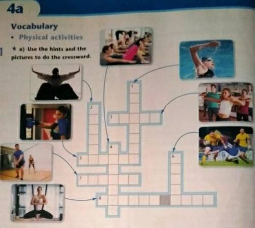 Use the hints and the pictures to do the crossword​