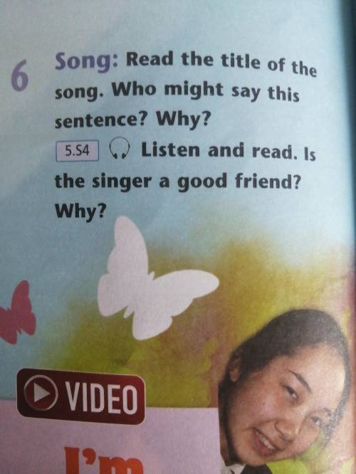 Read the title of the song. Who might say this sentence? Why?