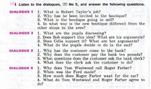 сделать аудирование по английскому! Вот фото вопросов и ссылка на аудио! https://yadi.sk/d/Yip4HtVq2