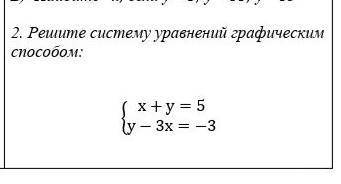 2. Решить систему уравнений графически 2. Решить систему уравнений графически : метод:2x+ = 8- 4х =