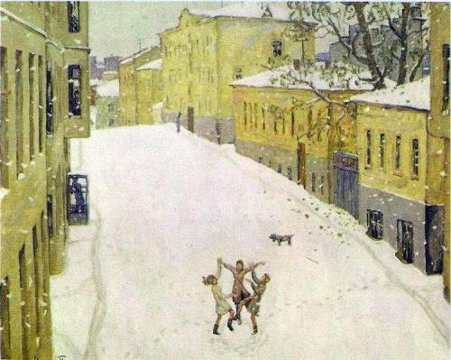 Сочинение по картине И.Попова Первый снег. Напишите об этом в рассказе от первого лица.