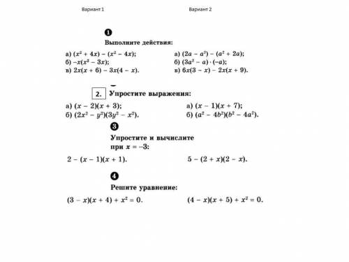 Решите весь 1 вариант, на тетрадке желательно