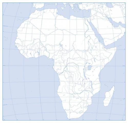 п.27отметить в к.к. страны Восточной,Центральной и Южной Африки. Вот карта за часик