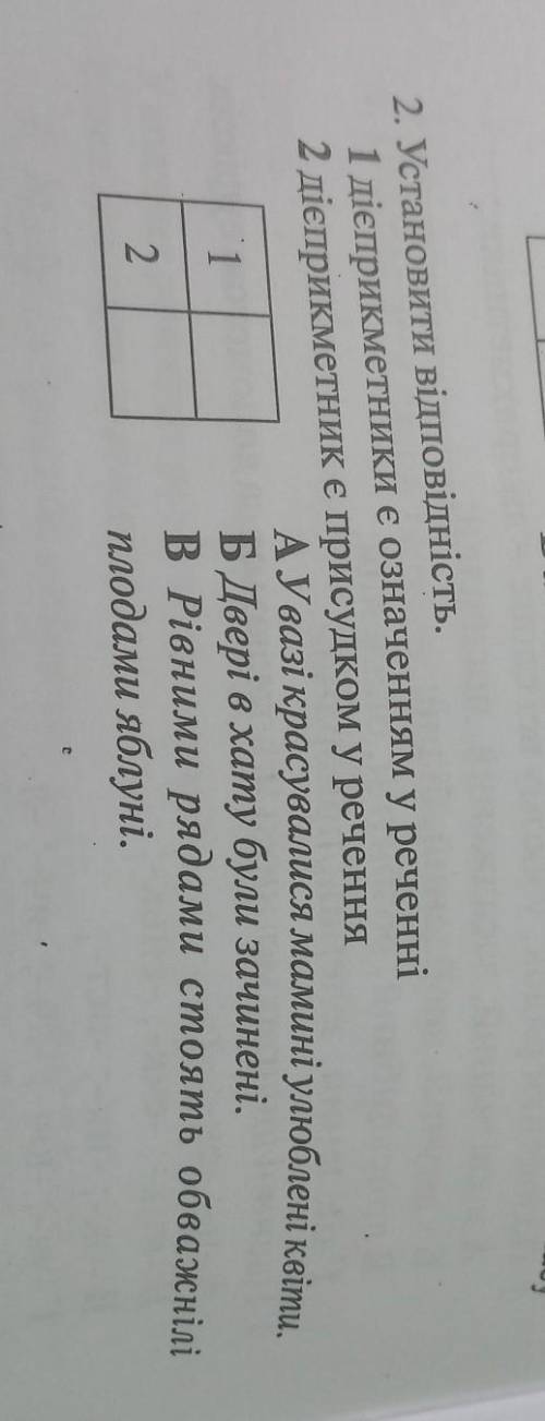 Устанити відповіднічть​