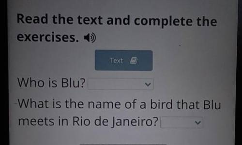 Who is Blu?What is the name of a bird that Blumeets in Rio de Janeiro?​