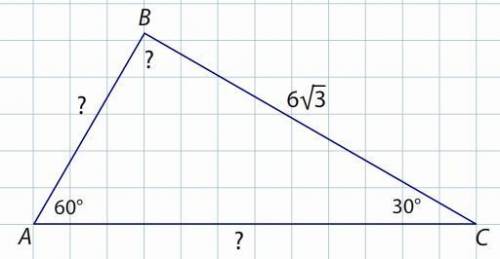 Вычислите неизвестные элементы треугольника и найдите отношения стороны треугольника к синусу против