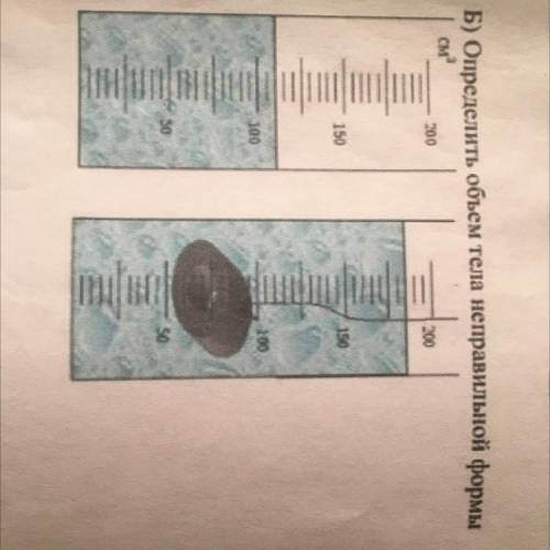 Б) Определить объем тела неправильной формы СОР