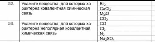 1 вопрос-Укажите вещества, для которых характерна ковалентная химическая связь 2- укажите вещества,