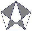 Трудолюбивая Маша нарисовала пятиугольник с равными сторонами и разрезала его по диагоналям на неско