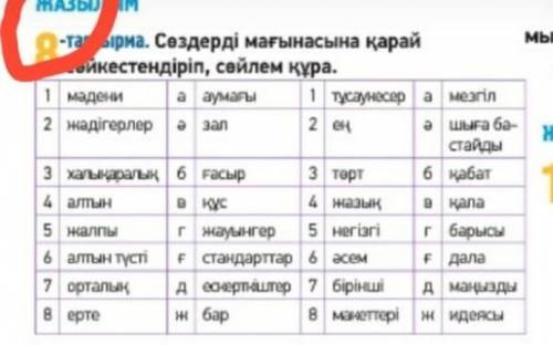 Соедини с правельным ответом: тұсаукесер, мезгіл, ең, шыға бастады, төрт, қабат ​