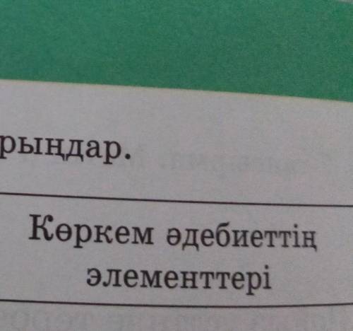 Тапқырлық мәтініне сүйеніп кестені толтырыңдар​