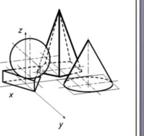 по начертательная геометрия нужно изобразить Аксонометрическую геометрическую фигуру