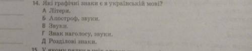 Які графічні знаки є в українській мові?