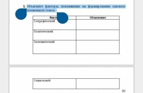 1. Объясните факторы, повлиявшие на формирование сакского племенного союза. Географический​