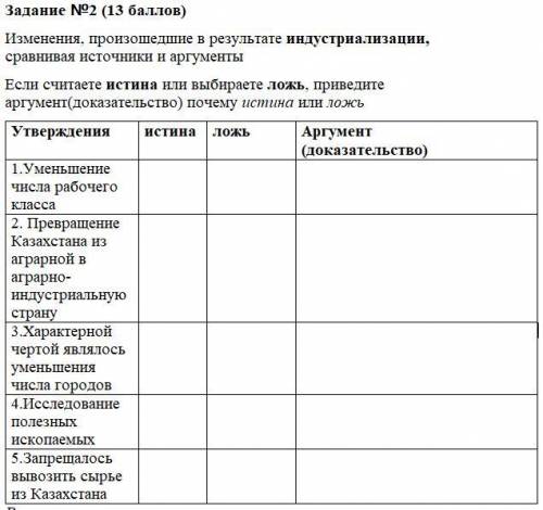 Изменения, произошедшие в результате индустриализации, сравнивая источники и аргументы Если считаете