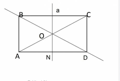 ABCD четырехугольник, точка N середина AD . Отметьте правильное высказывание:а) Точка В симметрично