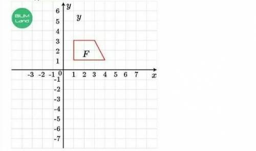 Постройте фигуру гомотетичную фигуру F, с центром в точке (1;5) и коэффициентом гомотетия, равным 3​