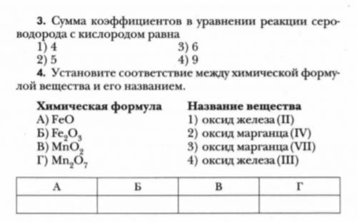 Решите задания по химии.