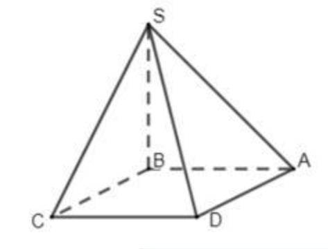 SB перпендикулярен плоскости прямоугольника ABCD. а) Докажите, что треугольник ASD прямоугольныйб) Е