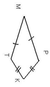 на рисунке MP=MT, PK=TK. какие точки достаточно соединить чтобы получились равные треугольники? Дока