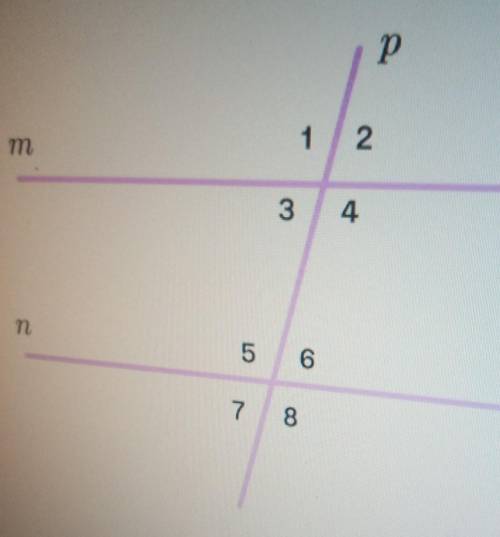 Известно что m||n, угол 1 = 142°. Найди все остальные углы Угол 1 и 2 смежные, значит угол 2 = °Угол