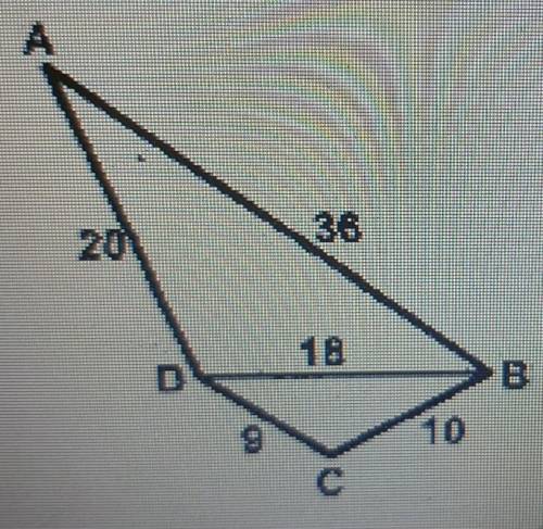 По даным рисунка докажите подобие треугольников​
