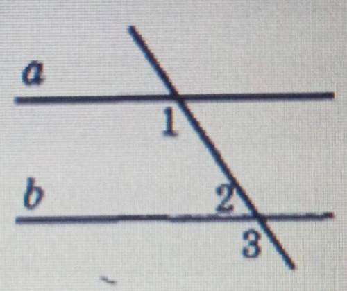 Дано: угол 1= 120°, угол 3 = 2* 2Параллельны ли а и б​