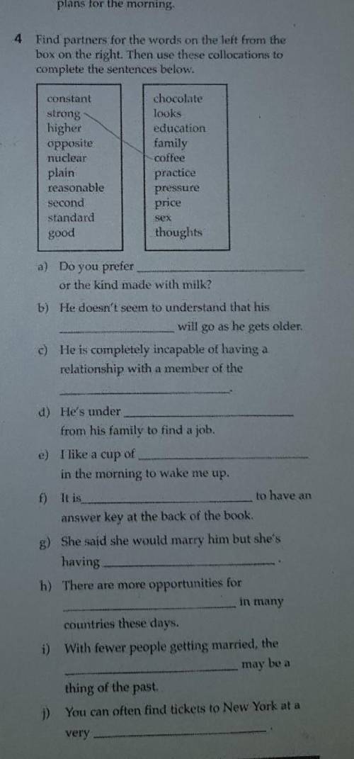 English workbook homework​