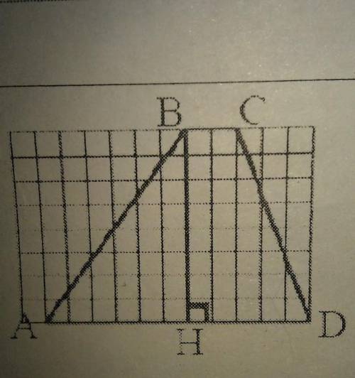 На рисунке изображен параллелограмм ABCD. Используя рисунок, найдите cos HBA​