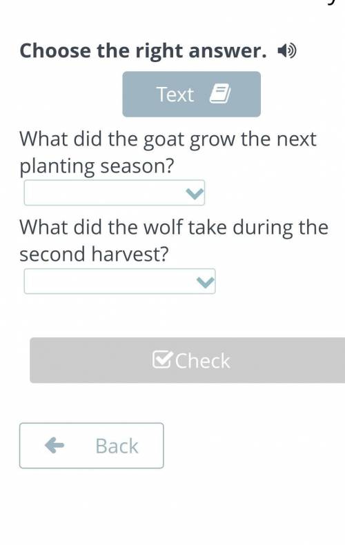Genres: drama and comedy Choose the right answer.What did the goat grow the next planting season? Wh