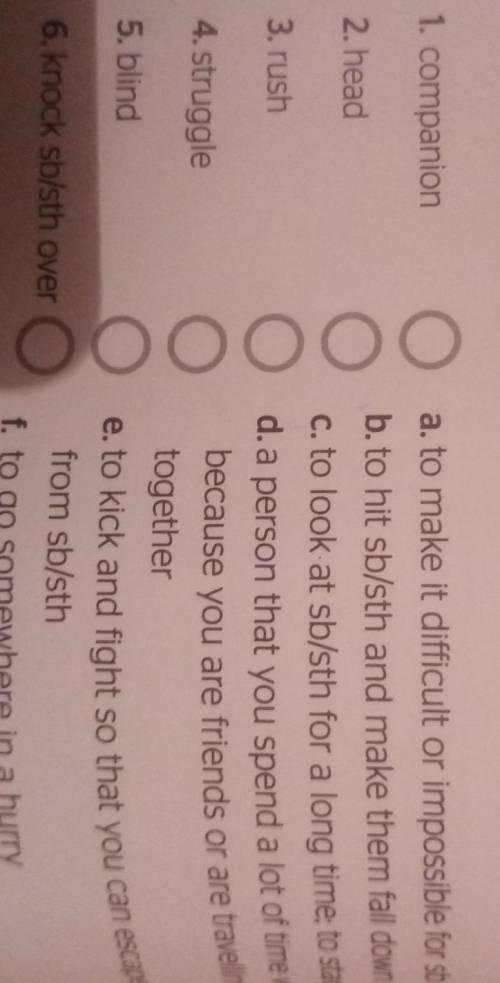 E. to kick and fight so that you can escape D. Look at the highlighted words/phrases in the text, an