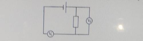 2. Какой из измерительных приборов в электрической цепи, схема которой приведена на рисунке, включен
