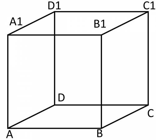 Найдите площадь сечения единичного куба A...D1 плоскостью, проходящей через вершины: a) A, B, C1; b)