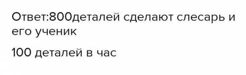 Слесарь учил своего ученика изготавливать детали. На графике показано, сколько совместной работы вып