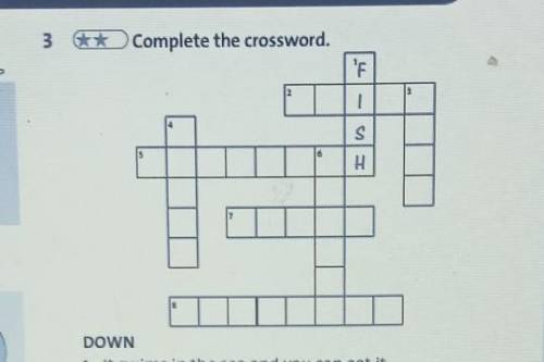 3Complete the crossword.Помагитеее​